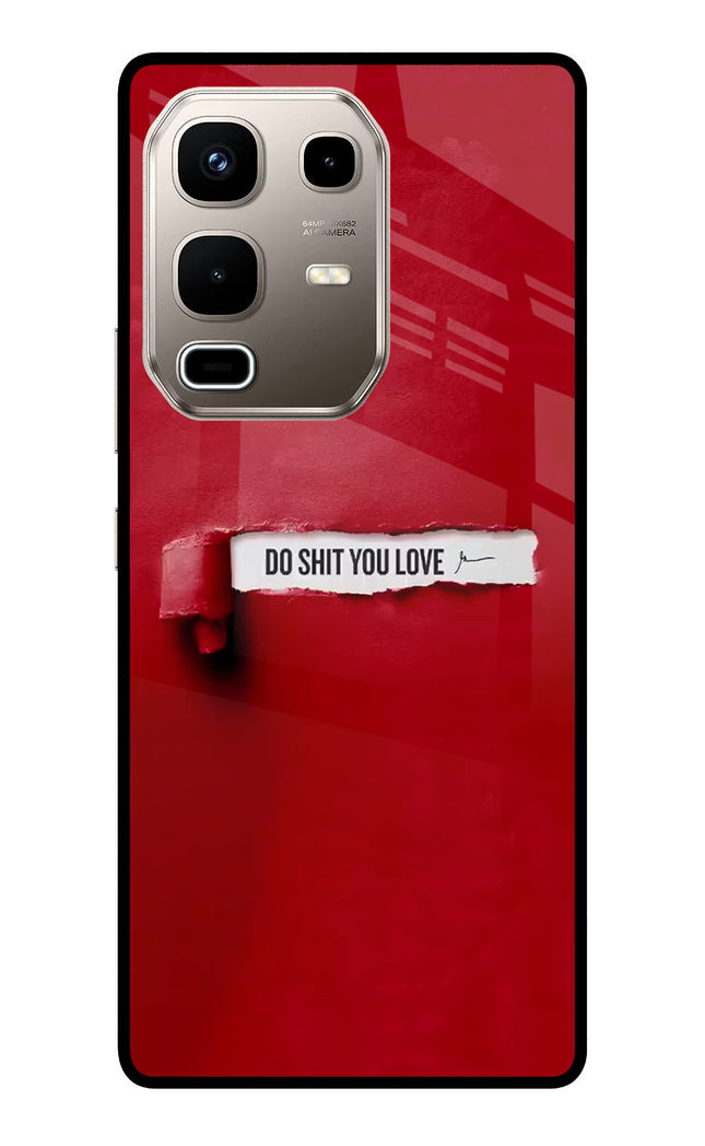 Do Shit You Love Infinix Note 50s 5G Plus Metal Case Back Cover by Casekaro
