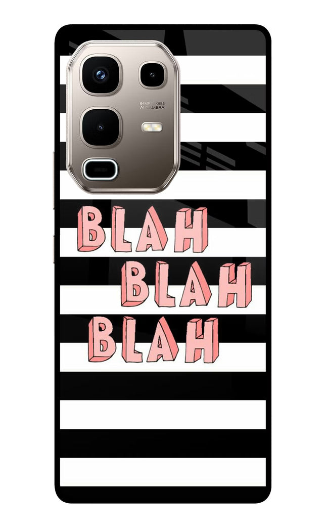 Blah Blah Blah Infinix Note 50s 5G Plus Metal Case Back Cover by Casekaro