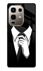 Black Tie Infinix Note 50s 5G Plus Metal Case Back Cover by Casekaro