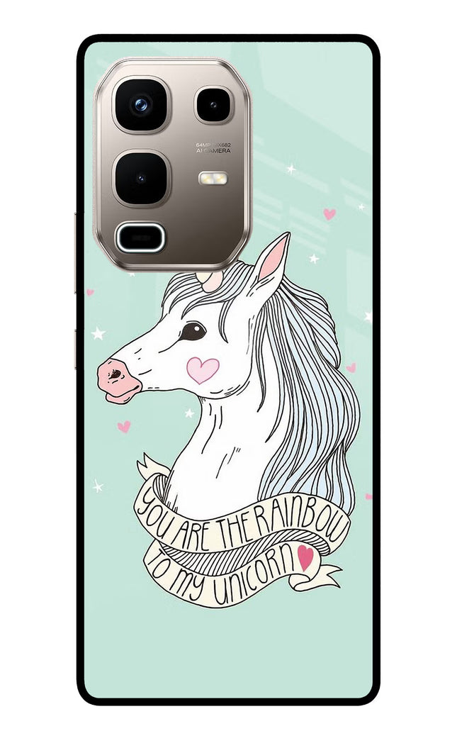 Unicorn Wallpaper Infinix Note 50s 5G Plus Metal Case Back Cover by Casekaro