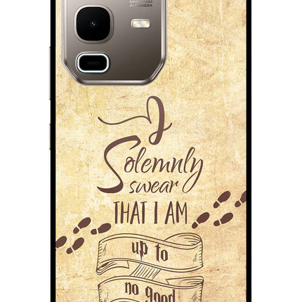 I Solemnly swear that i up to no good Infinix Note 50s 5G Plus Metal Case Back Cover by Casekaro