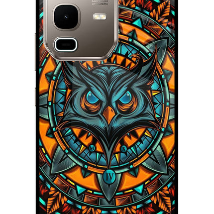 Angry Owl Art Infinix Note 50s 5G Plus Metal Case Back Cover by Casekaro