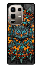 Angry Owl Art Infinix Note 50s 5G Plus Metal Case Back Cover by Casekaro