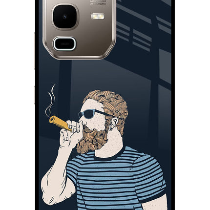 Smoking Infinix Note 50s 5G Plus Metal Case Back Cover by Casekaro
