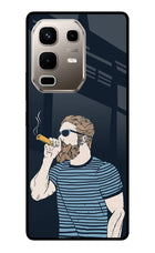 Smoking Infinix Note 50s 5G Plus Metal Case Back Cover by Casekaro