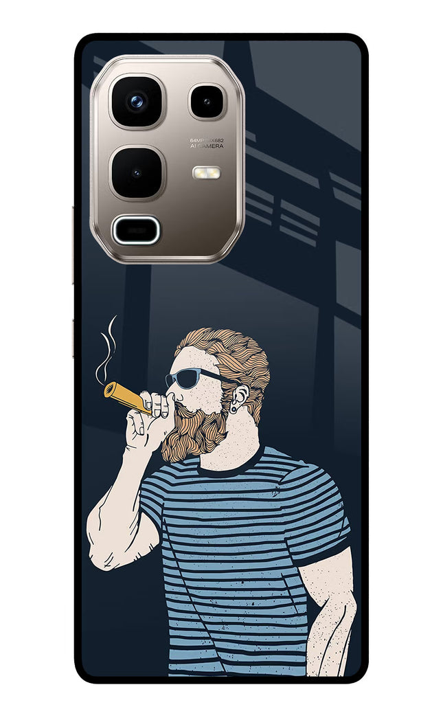 Smoking Infinix Note 50s 5G Plus Metal Case Back Cover by Casekaro