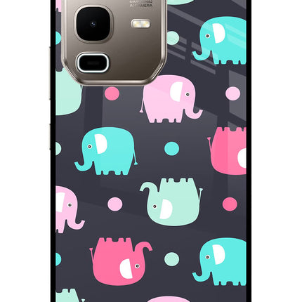 Elephants Infinix Note 50s 5G Plus Metal Case Back Cover by Casekaro