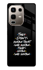 FRIENDS Dialogue Infinix Note 50s 5G Plus Metal Case Back Cover by Casekaro