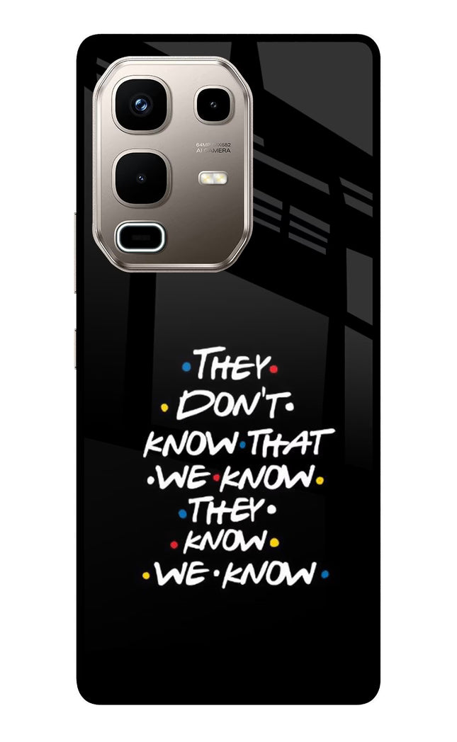FRIENDS Dialogue Infinix Note 50s 5G Plus Metal Case Back Cover by Casekaro