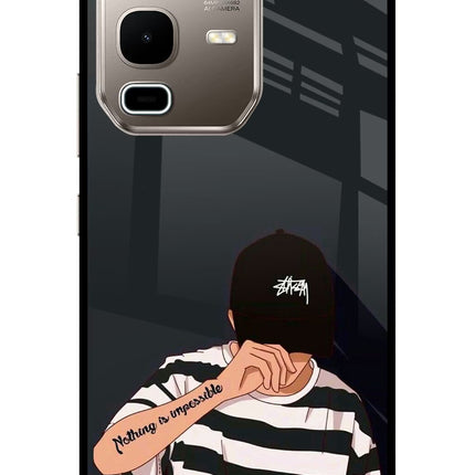 Aesthetic Boy Infinix Note 50s 5G Plus Metal Case Back Cover by Casekaro