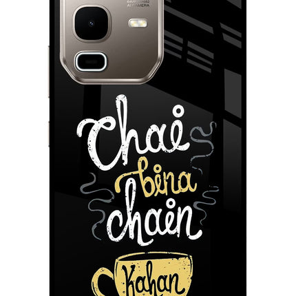 Chai Bina Chain Kaha Re Infinix Note 50s 5G Plus Metal Case Back Cover by Casekaro