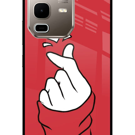 Korean Love Sign Infinix Note 50s 5G Plus Metal Case Back Cover by Casekaro