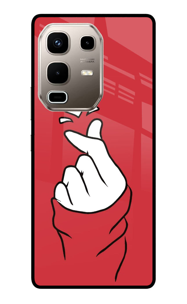 Korean Love Sign Infinix Note 50s 5G Plus Metal Case Back Cover by Casekaro