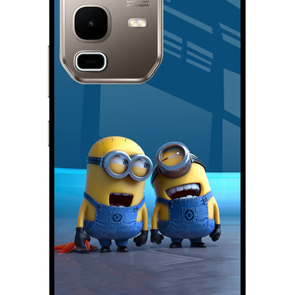 Minion Laughing Infinix Note 50s 5G Plus Metal Case Back Cover by Casekaro