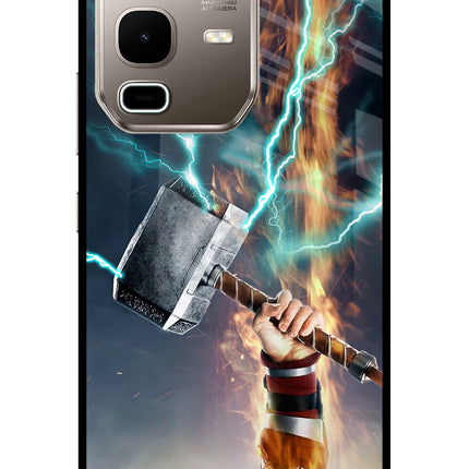 Thor Hammer Mjolnir Infinix Note 50s 5G Plus Metal Case Back Cover by Casekaro