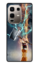 Thor Hammer Mjolnir Infinix Note 50s 5G Plus Metal Case Back Cover by Casekaro