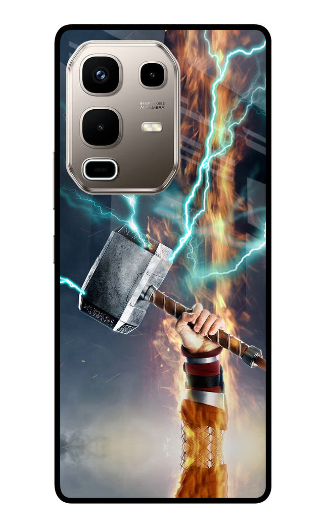 Thor Hammer Mjolnir Infinix Note 50s 5G Plus Metal Case Back Cover by Casekaro