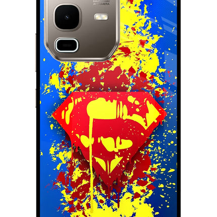 Superman logo Infinix Note 50s 5G Plus Metal Case Back Cover by Casekaro