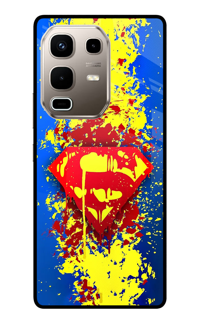 Superman logo Infinix Note 50s 5G Plus Metal Case Back Cover by Casekaro