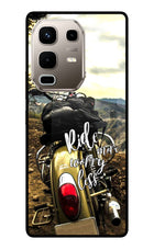 Ride More Worry Less Infinix Note 50s 5G Plus Metal Case Back Cover by Casekaro