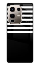 Black and White Print Infinix Note 50s 5G Plus Metal Case Back Cover by Casekaro