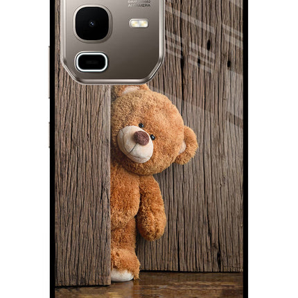 Teddy Wooden Infinix Note 50s 5G Plus Metal Case Back Cover by Casekaro