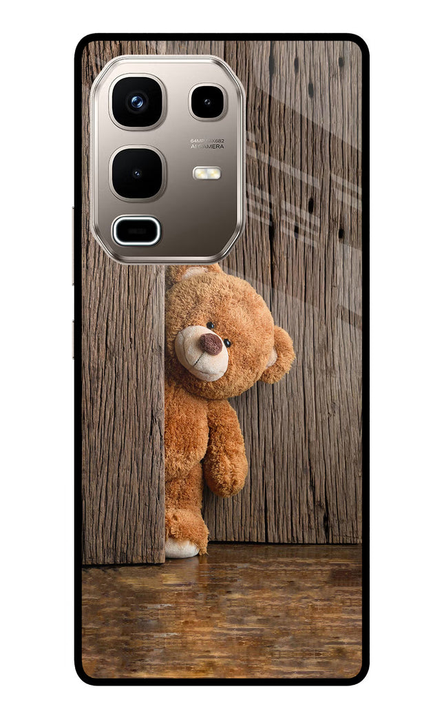 Teddy Wooden Infinix Note 50s 5G Plus Metal Case Back Cover by Casekaro