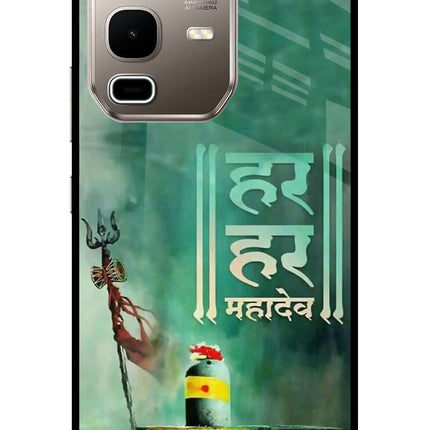 Har Har Mahadev Shivling Infinix Note 50s 5G Plus Metal Case Back Cover by Casekaro