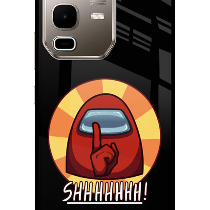 Among Us Shhh! Infinix Note 50s 5G Plus Metal Case Back Cover by Casekaro