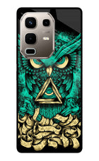 Green Owl Infinix Note 50s 5G Plus Metal Case Back Cover by Casekaro