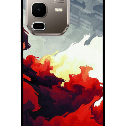 Fire Cloud Infinix Note 50s 5G Plus Metal Case Back Cover by Casekaro