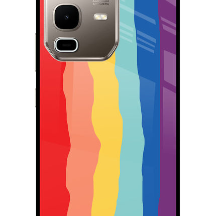 Rainbow Infinix Note 50s 5G Plus Metal Case Back Cover by Casekaro
