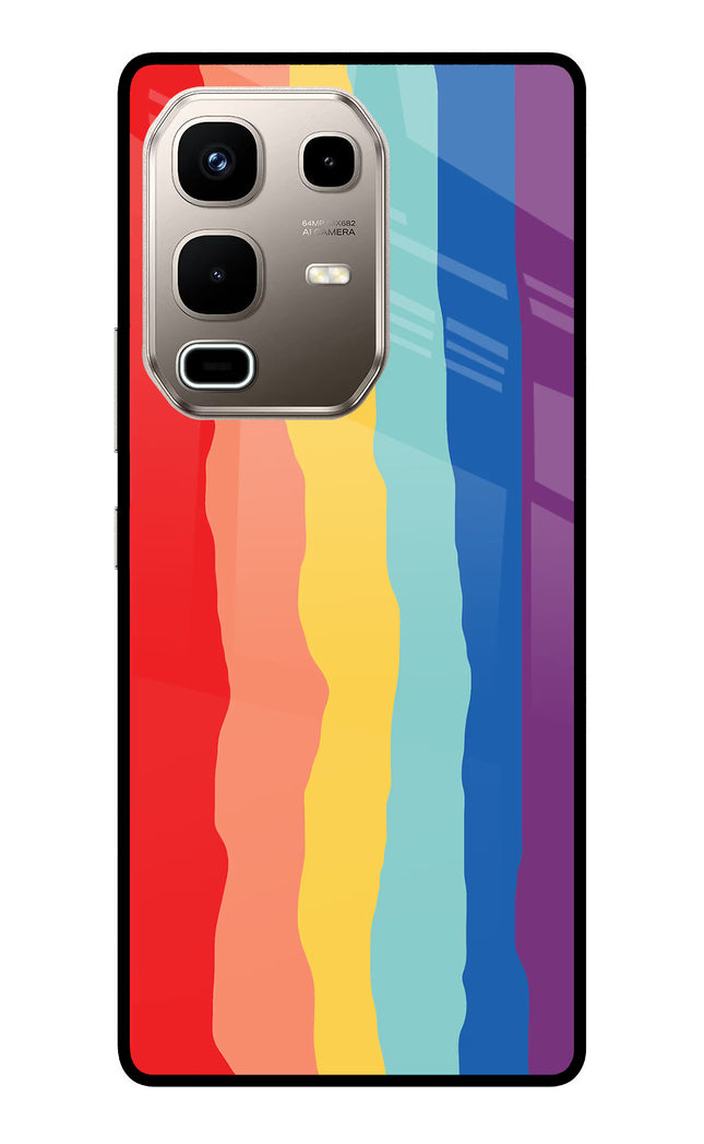 Rainbow Infinix Note 50s 5G Plus Metal Case Back Cover by Casekaro