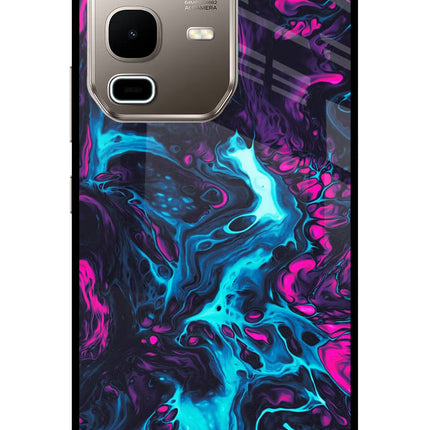 Abstract Infinix Note 50s 5G Plus Metal Case Back Cover by Casekaro