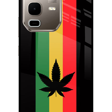 Weed Flag Infinix Note 50s 5G Plus Metal Case Back Cover by Casekaro