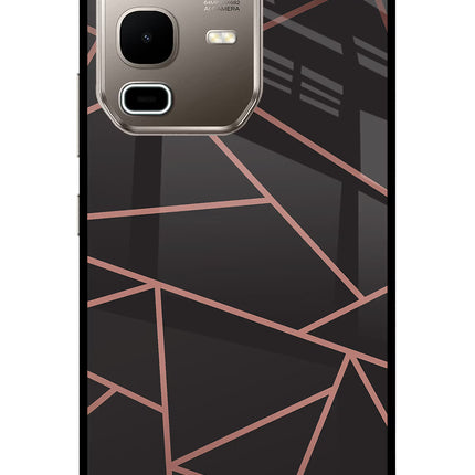 Geometric Pattern Infinix Note 50s 5G Plus Metal Case Back Cover by Casekaro