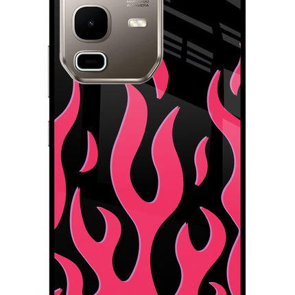 Fire Flames Infinix Note 50s 5G Plus Metal Case Back Cover by Casekaro