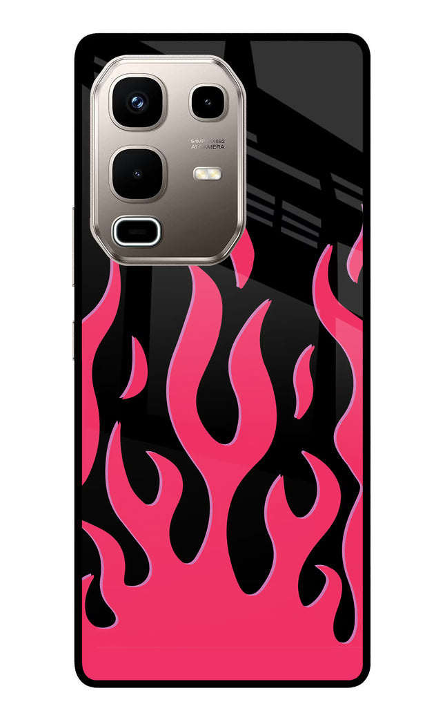 Fire Flames Infinix Note 50s 5G Plus Metal Case Back Cover by Casekaro
