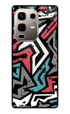 Geometric Graffiti Infinix Note 50s 5G Plus Metal Case Back Cover by Casekaro
