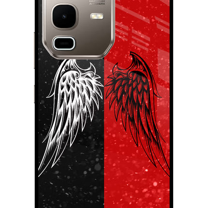 Wings Infinix Note 50s 5G Plus Metal Case Back Cover by Casekaro