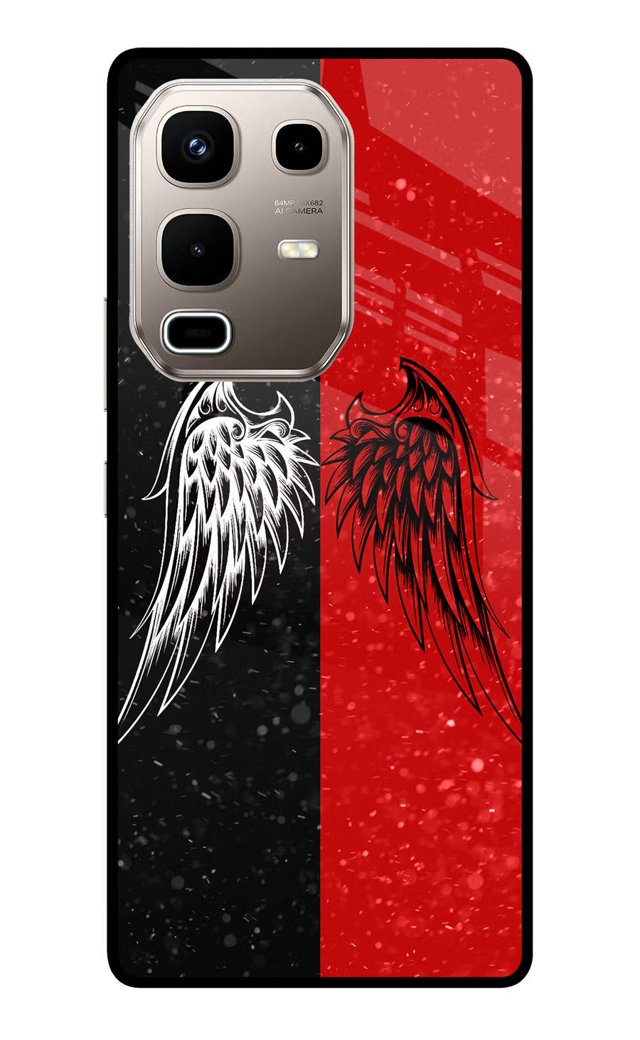 Wings Infinix Note 50s 5G Plus Back Cover, Metal case