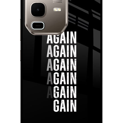 Again Again Gain Infinix Note 50s 5G Plus Metal Case Back Cover by Casekaro