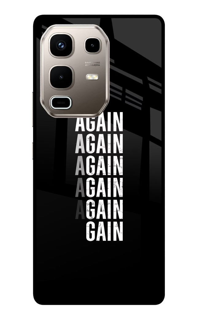Again Again Gain Infinix Note 50s 5G Plus Metal Case Back Cover by Casekaro