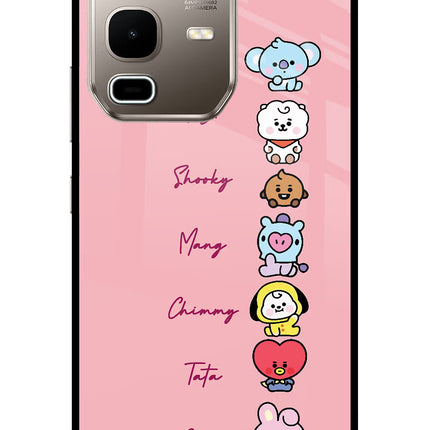 BTS names Infinix Note 50s 5G Plus Metal Case Back Cover by Casekaro