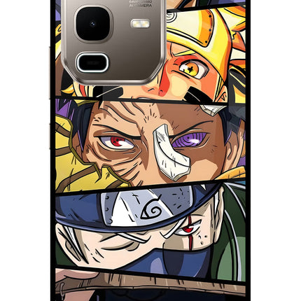 Naruto Character Infinix Note 50s 5G Plus Metal Case Back Cover by Casekaro