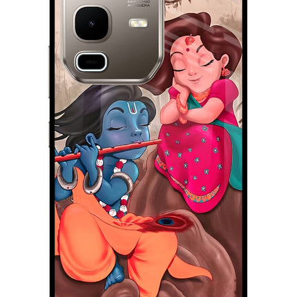 Radhe Krishna Infinix Note 50s 5G Plus Metal Case Back Cover by Casekaro