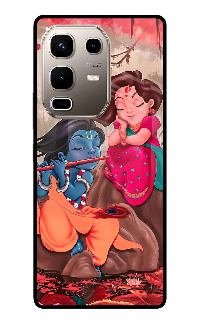 Radhe Krishna Infinix Note 50s 5G Plus Metal Case Back Cover by Casekaro