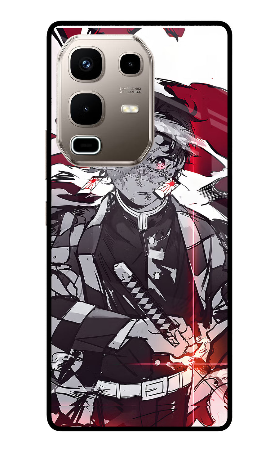 Demon Slayer Infinix Note 50s 5G Plus Back Cover, Metal case