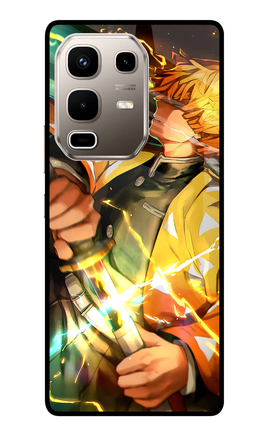 Demon Slayer Infinix Note 50s 5G Plus Back Cover, Metal case