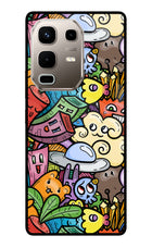 Veggie Doodle Infinix Note 50s 5G Plus Metal Case Back Cover by Casekaro